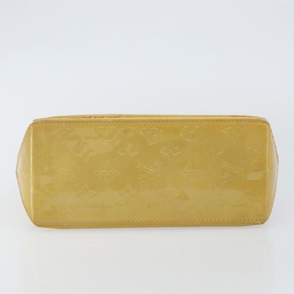 LOUIS VUITTON Monogram Vernis Reade PM Hand Bag Beige M91334 - Picture 9 of 12